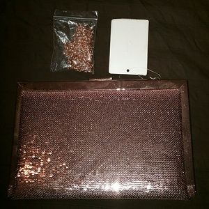 Clutch bag rose gold